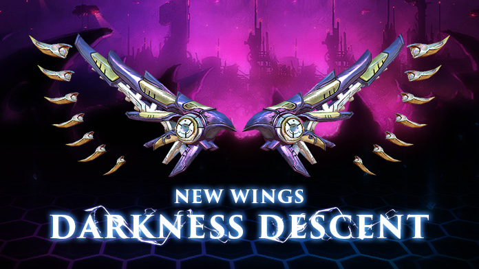 Get the gorgeous Wings – Darkness Descent at Lucky Tree