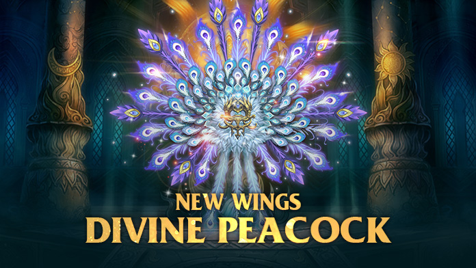 Get the gorgeous Wings – Divine Peacock at Lucky Tree