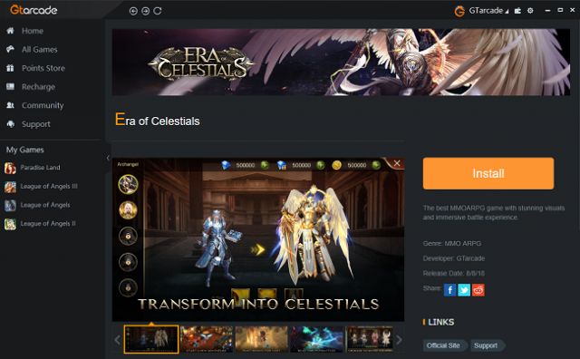 Tips On Your First Time Playing Era Of Celestials On Gtarcade Desktop