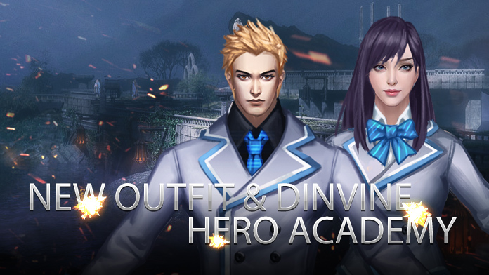 New Outfit & Divine Weapon Skin – Hero Academy