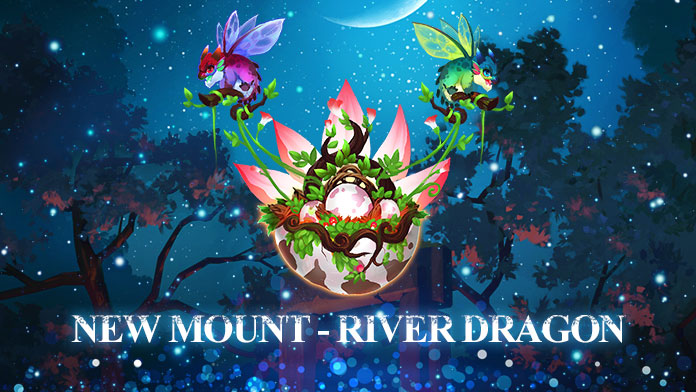 New Mount - River Dragon has arrived at Treasure Hunt