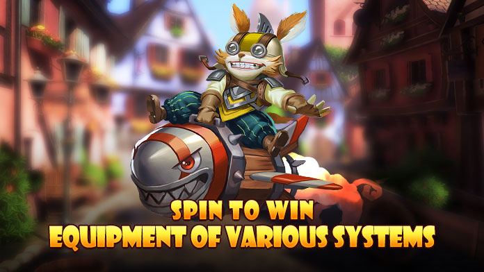 Get the Equipment of Various Systems at Spin to Win