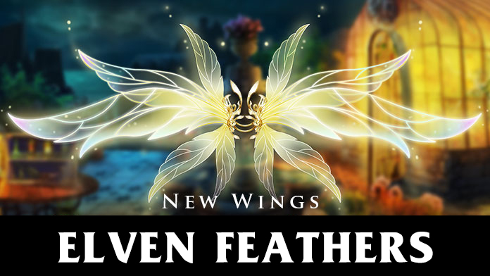 Get the gorgeous Wings - Elven Feathers at Lucky Tree