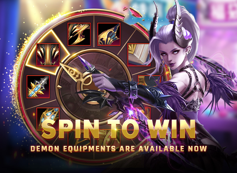 Get Demon Equipments - Spin To Win